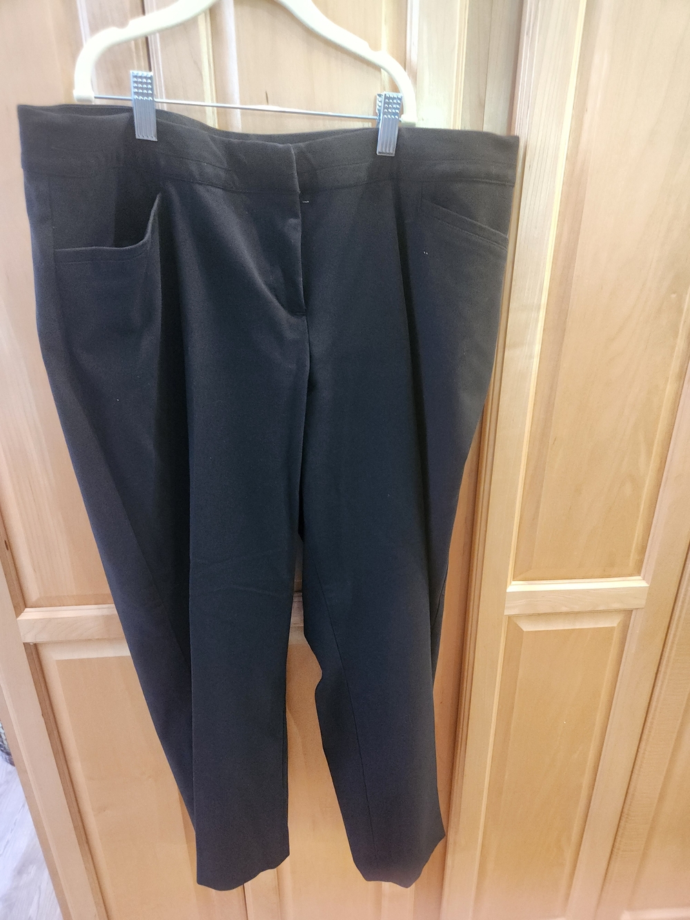 Lane Bryant Black Straight-Leg Women's Pants